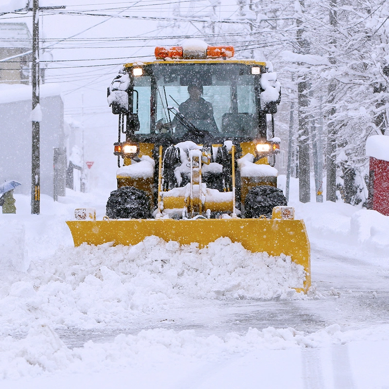 冬は除雪業務で安定した勤務体制