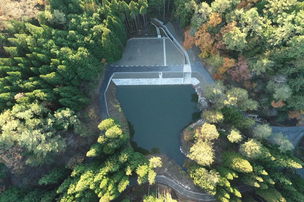 債郡池第3102号県営ため池第1号工事